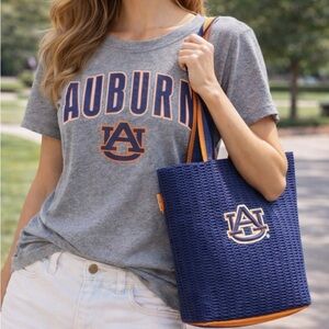 Auburn University Tigers Alan Stuart Shoulder Bag Beach Tote Alabama College